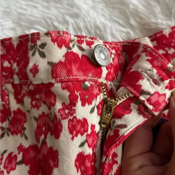 Gloria Vanderbilt Floral Jean Shorts Amanda Heritage Fit Bermuda Classic Rise 4P - Picture 4 of 10